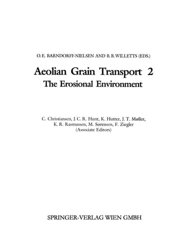 Aeolian Grain Transport The Erosional Environment
