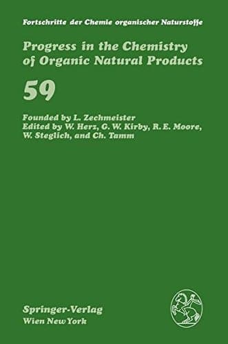 Fortschritte der Chemie organischer Naturstoffe / Progress in the Chemistry of Organic Natural Products