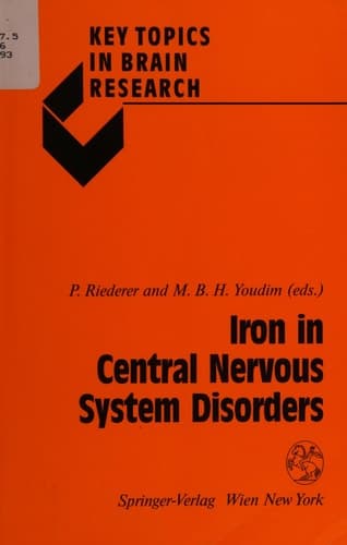 Iron in Central Nervous System Disorders