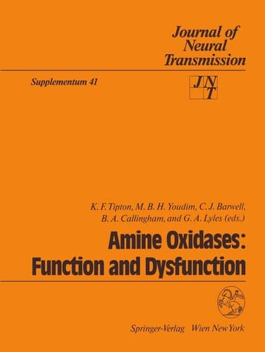 Amine Oxidases: Function and Dysfunction Proceedings of the 5th International Amine Oxidase Workshop, Galway, Ireland, August 22–25, 1992