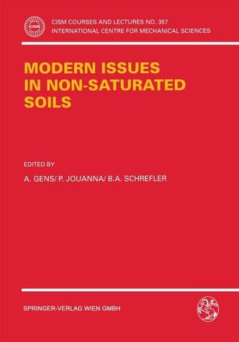 Modern Issues in Non-Saturated Soils
