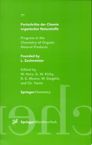 Fortschritte der Chemie organischer Naturstoffe / Progress in the Chemistry of Organic Natural Products