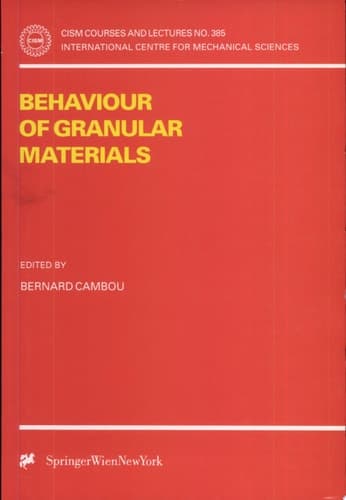 Behaviour of Granular Materials