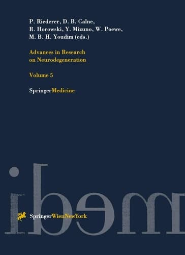 Advances in Research on Neurodegeneration Volume 5