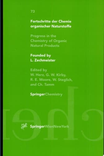 Fortschritte der Chemie organischer Naturstoffe / Progress in the Chemistry of Organic Natural Products