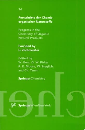 Fortschritte der Chemie organischer Naturstoffe / Progress in the Chemistry of Organic Natural Products