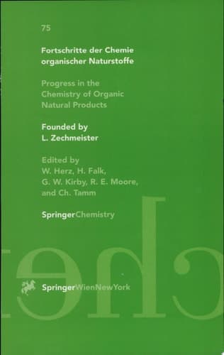 Fortschritte der Chemie organischer Naturstoffe / Progress in the Chemistry of Organic Natural Products