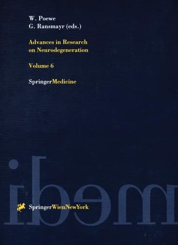Advances in Research on Neurodegeneration Volume 6