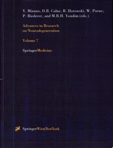 Advances in Research on Neurodegeneration Volume 7