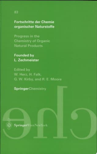 Fortschritte der Chemie organischer Naturstoffe Progress in the Chemistry of Organic Natural Products