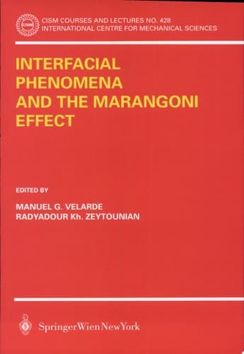 Interfacial Phenomena and the Marangoni Effect