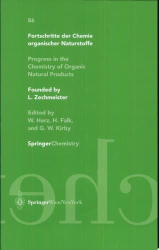 Fortschritte der Chemie organischer Naturstoffe / Progress in the Chemistry of Organic Natural Products 86