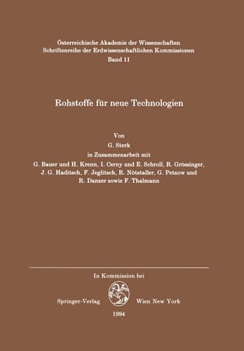 Rohstoffe für neue Technologien