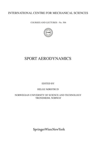 Sport Aerodynamics