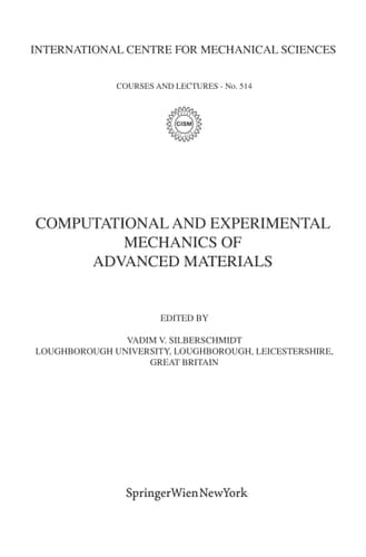 Computational and Experimental Mechanics of Advanced Materials