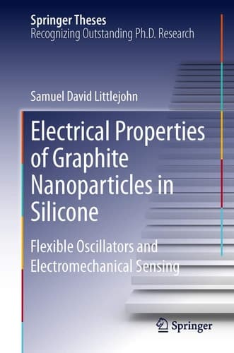 Electrical Properties of Graphite Nanoparticles in Silicone Flexible Oscillators and Electromechanical Sensing
