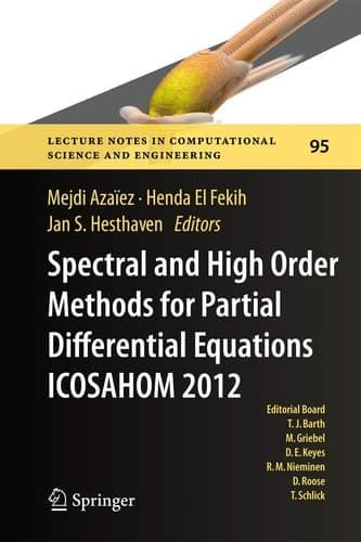 Spectral and High Order Methods for Partial Differential Equations - ICOSAHOM 2012 Selected papers from the ICOSAHOM conference, June 25-29, 2012, Gammarth, Tunisia