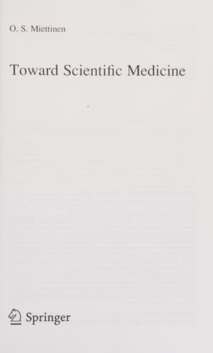 Toward Scientific Medicine