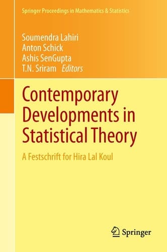 Contemporary Developments in Statistical Theory A Festschrift for Hira Lal Koul
