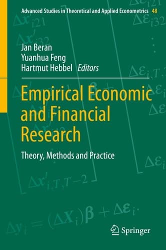 Empirical Economic and Financial Research Theory, Methods and Practice