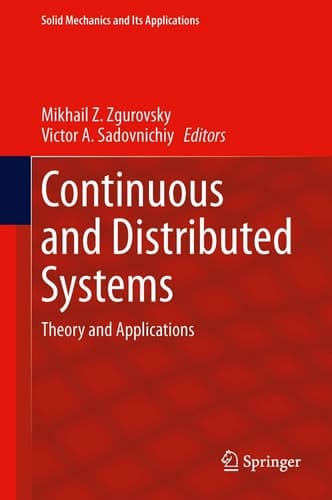 Continuous and Distributed Systems Theory and Applications