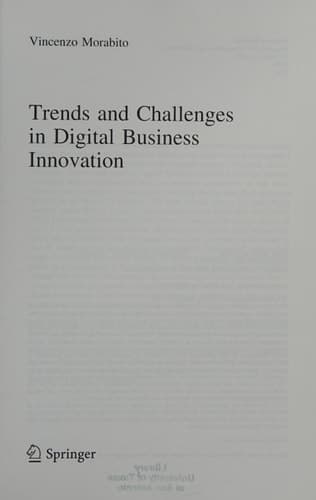 Trends and Challenges in Digital Business Innovation