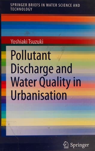 Pollutant Discharge and Water Quality in Urbanisation