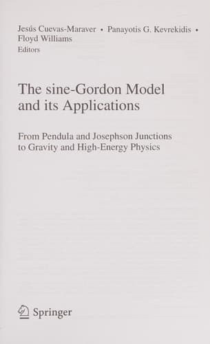 The sine-Gordon Model and its Applications From Pendula and Josephson Junctions to Gravity and High-Energy Physics