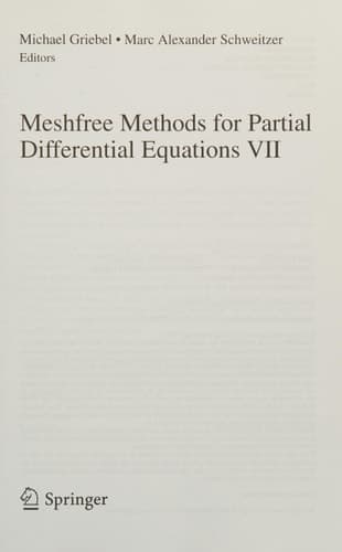 Meshfree Methods for Partial Differential Equations VII