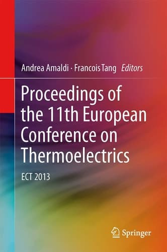 Proceedings of the 11th European Conference on Thermoelectrics ECT 2013