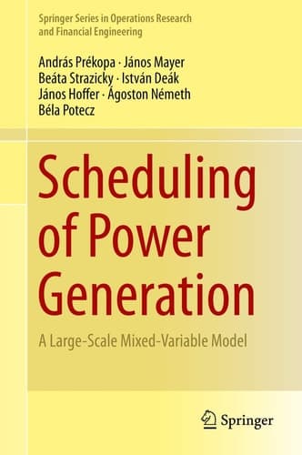 Scheduling of Power Generation A Large-Scale Mixed-Variable Model