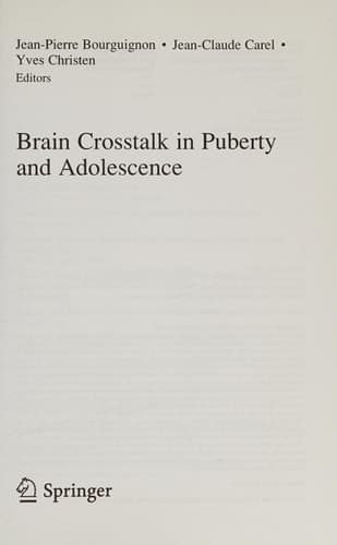 Brain Crosstalk in Puberty and Adolescence