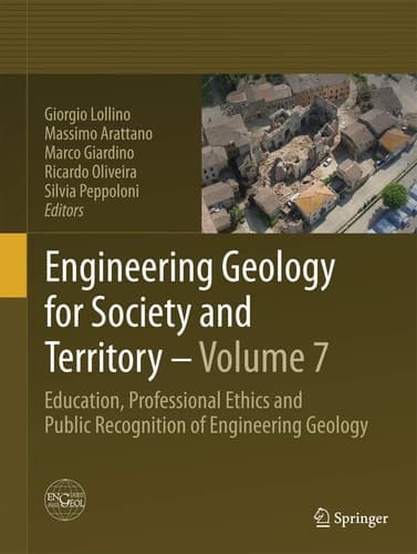 Engineering Geology for Society and Territory - Volume 7 Education, Professional Ethics and Public Recognition of Engineering Geology