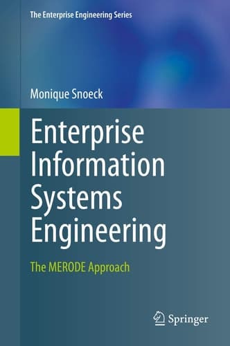 Enterprise Information Systems Engineering The MERODE Approach