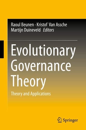 Evolutionary Governance Theory Theory and Applications
