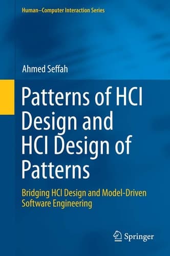 Patterns of HCI Design and HCI Design of Patterns Bridging HCI Design and Model-Driven Software Engineering