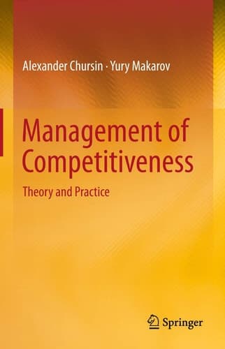 Management of Competitiveness Theory and Practice