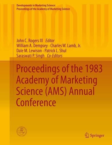 Proceedings of the 1983 Academy of Marketing Science (AMS) Annual Conference