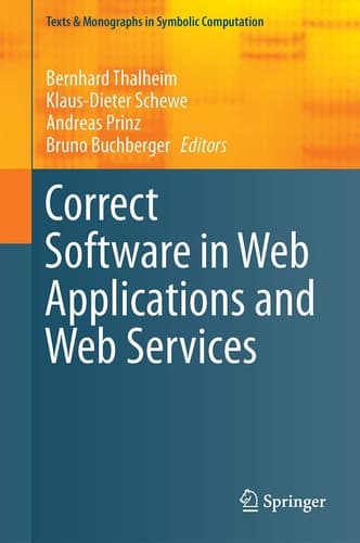 Correct Software in Web Applications and Web Services