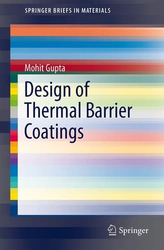 Design of Thermal Barrier Coatings A Modelling Approach
