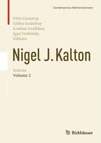 Nigel J. Kalton Selecta Volume 2