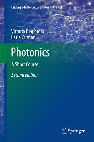 Photonics A Short Course