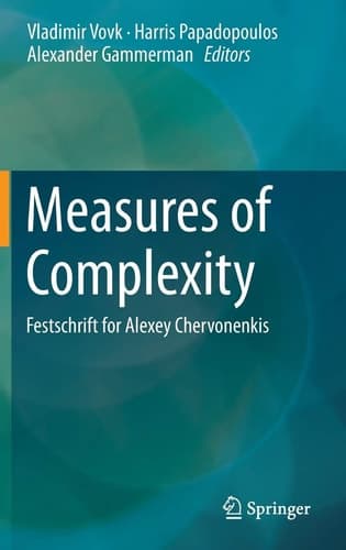 Measures of Complexity Festschrift for Alexey Chervonenkis