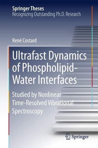 Ultrafast Dynamics of Phospholipid-Water Interfaces Studied by Nonlinear Time-Resolved Vibrational Spectroscopy