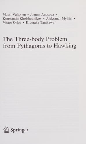 The Three-body Problem from Pythagoras to Hawking