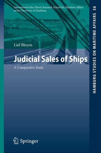 Judicial Sales of Ships A Comparative Study