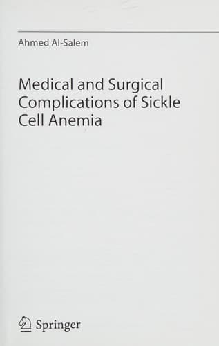 Medical and Surgical Complications of Sickle Cell Anemia
