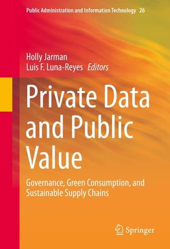 Private Data and Public Value Governance, Green Consumption, and Sustainable Supply Chains