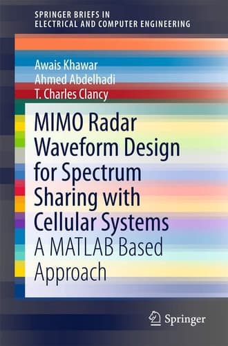 MIMO Radar Waveform Design for Spectrum Sharing with Cellular Systems A MATLAB Based Approach