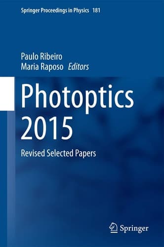 Photoptics 2015 Revised Selected Papers